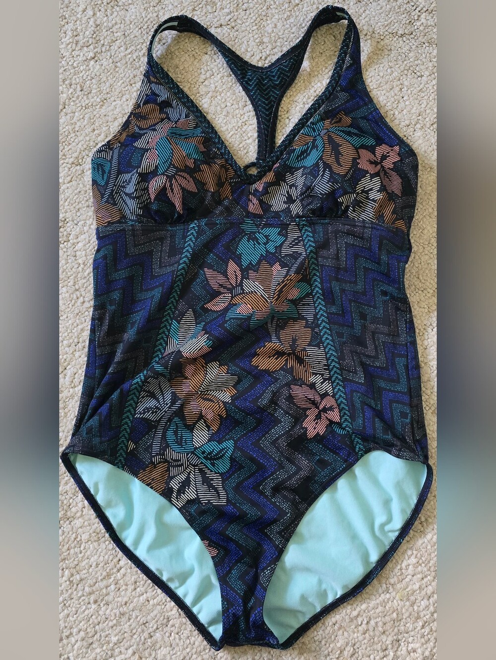 Prana Khari One Piece Swimsuit Sz XL